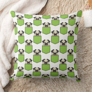 Coussin Motif de chien de poche