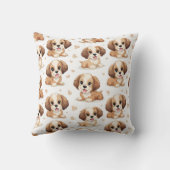 Coussin Motif de chiot (Verso)
