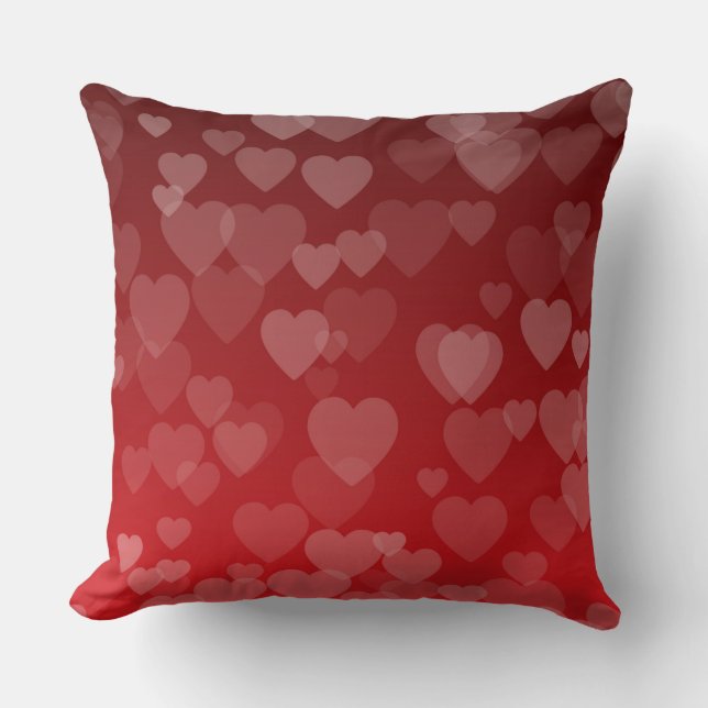Coussin Motif de coeur 19 (Recto)