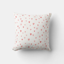 Motif de cœur à l'aquarelle rose Art décoratif