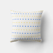 Coussin Motif de cœurs (Verso)