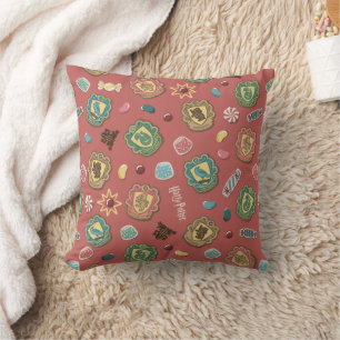 Coussin Motif de cookie de vacances des maisons HOGWARTS™
