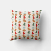 Coussin Motif de cookies colorés Noël (Verso)