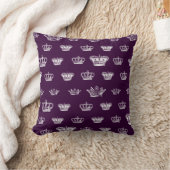 Coussin Motif de couronne dans le blanc (Couverture)