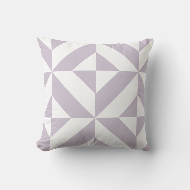 Coussin Motif de cube de pale Cool géométrique (Recto)