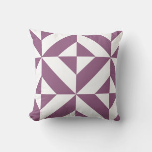 Coussin Motif de cube géométrique cool