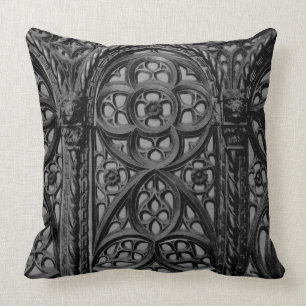 Coussin Motif de découpage en bois géométrique 02 de ba