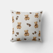 Coussin motif de dessin animé de l'ours mignon (Recto)