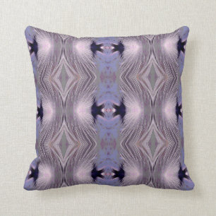 Coussin Motif de diamant de plumes