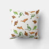 Coussin Motif de dinosaure mignon (Verso)