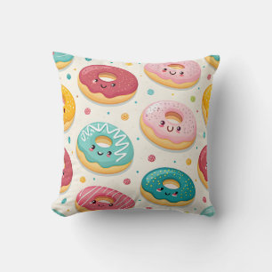 Coussin Motif de Donuts