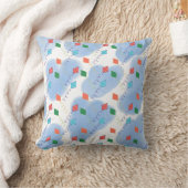 Coussin Motif de doodles d'été de cerf-volant (Couverture)