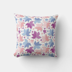 Coussin Motif de feuilles d'automne colorées