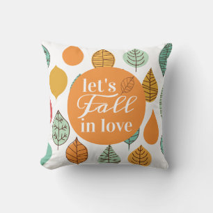 Coussin Motif de feuilles d'automne moderne