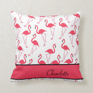 Coussin Motif de Flamant rose