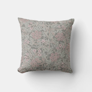 Coussin Motif de fleur de jasmin de William Morris