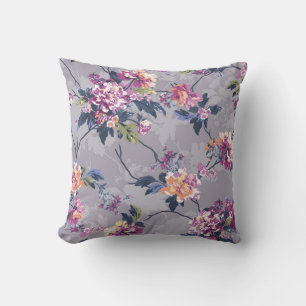 Coussin motif de fleur dessin textile illustration art, ba
