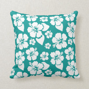 Coussin Motif de fleur hawaïen de ketmie