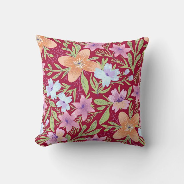Coussin Motif de fleurs (Recto)