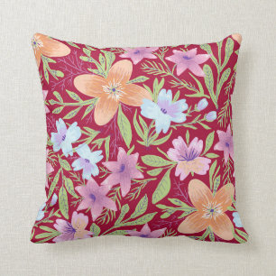 Coussin Motif de fleurs