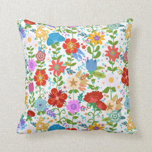 Coussin Motif de fleurs