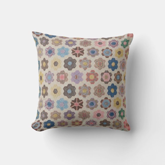 Coussin Motif de fleurs abstraites (Recto)