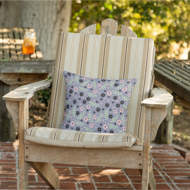 Coussin motif de fleurs de cerisier (Chaise)