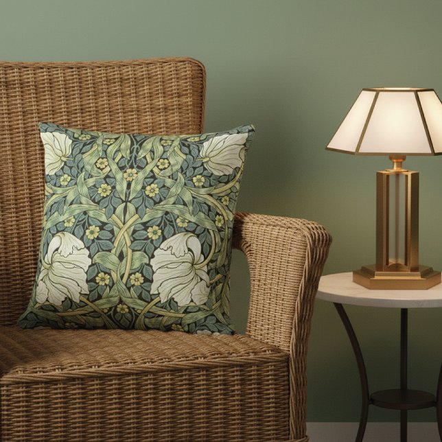 Coussin Motif de fleurs Pimpernel William Morris (Créateur téléchargé)