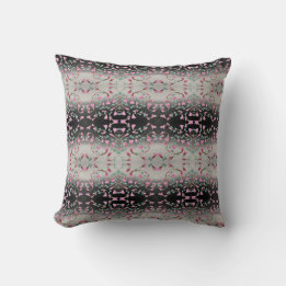 Coussin Motif de fleurs roses