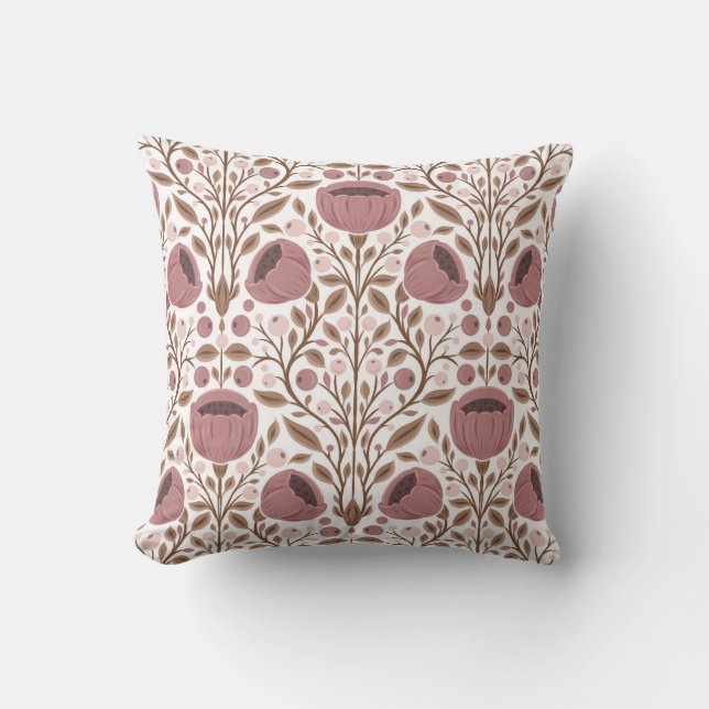 Coussin Motif de fleurs sauvages (Recto)