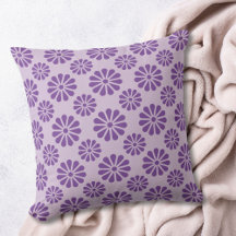 Motif de fleurs violettes