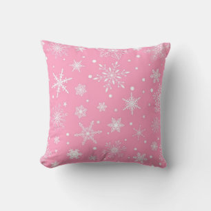 Coussin Motif de flocon de neige	