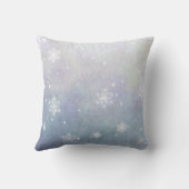 Coussin Motif de flocon de neige Mariage de pingouin - Per (Verso)