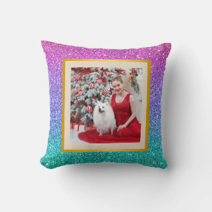 Coussin Motif de fond pour cadeau de Noël et Nouvel An
