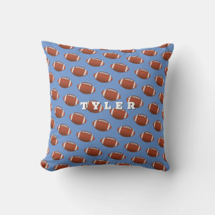 Coussin Motif de football, Personnaliser le nom en gras su