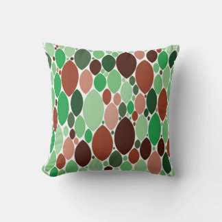 Coussin motif de forme de feuille
