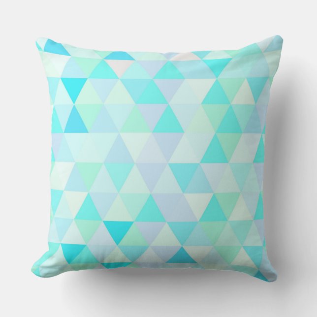 Coussin Motif de formes géométriques abstraites modernes e (Recto)