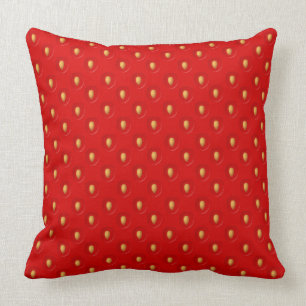 Coussin Motif de fraise