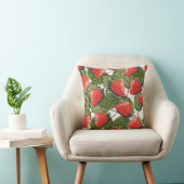 Coussin Motif de fraises (Chaise)