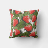 Coussin Motif de fraises (Verso)