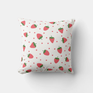 Coussin Motif de fraises