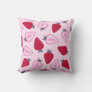 Coussin Motif de fraises