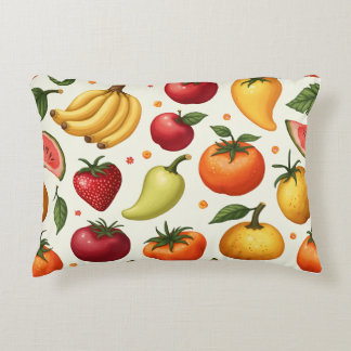 Coussin Motif de fruits Cuisine