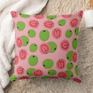 Coussin Motif de fruits de goyave