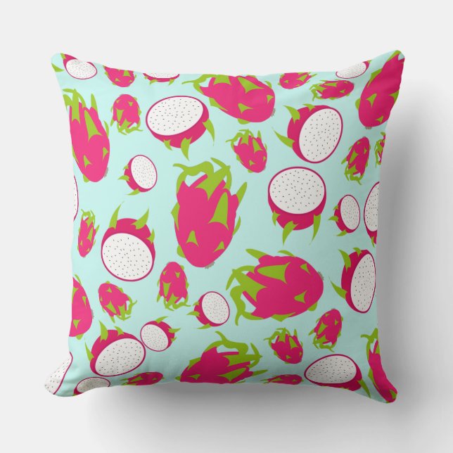 Coussin Motif de fruits dragon (Recto)