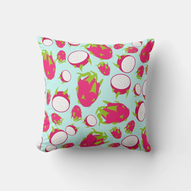 Coussin Motif de fruits dragon (Recto)