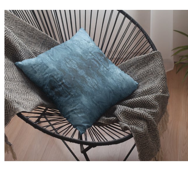 Coussin Motif de glace psychédélique (Créateur téléchargé)