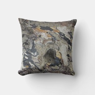 Coussin Motif de grains de bois d'oeuvre Photo Rustic Beac