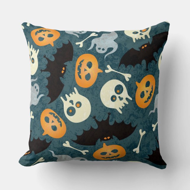 Coussin Motif de Halloween (Recto)