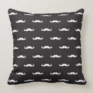 Coussin Motif de hippie de moustache